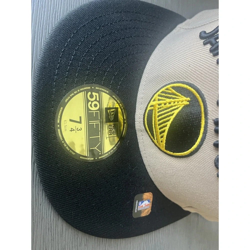 Golden State Warriors San Francisco NBA Fitted New Era 59FIFTY Hat NEW 7 3/4 NWT